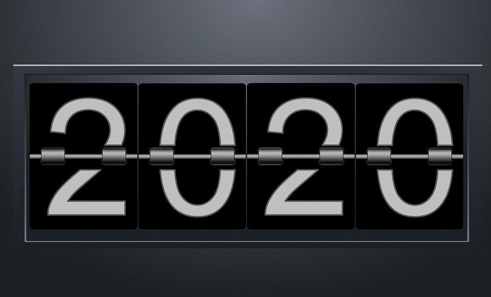 2020 in split-flap display