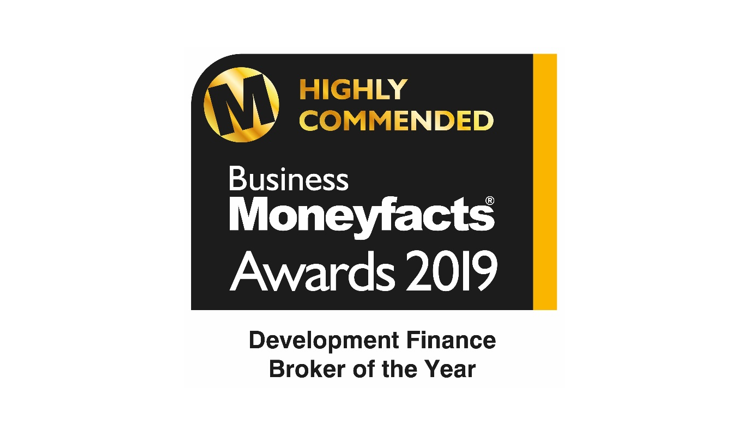Business Moneyfacts Development Finance Broker of the Year logo