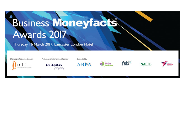 Business Moneyfacts Awards 2017 banner